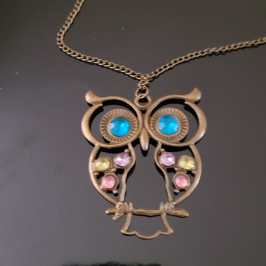 Owl Women Necklace-Bird Necklace-Animal Necklace-Boho Necklace